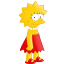 Lisa Simpson Icon 64x64 png